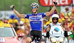 Sylvain Chavanel wins the seventh stage of the Tour de France 2010